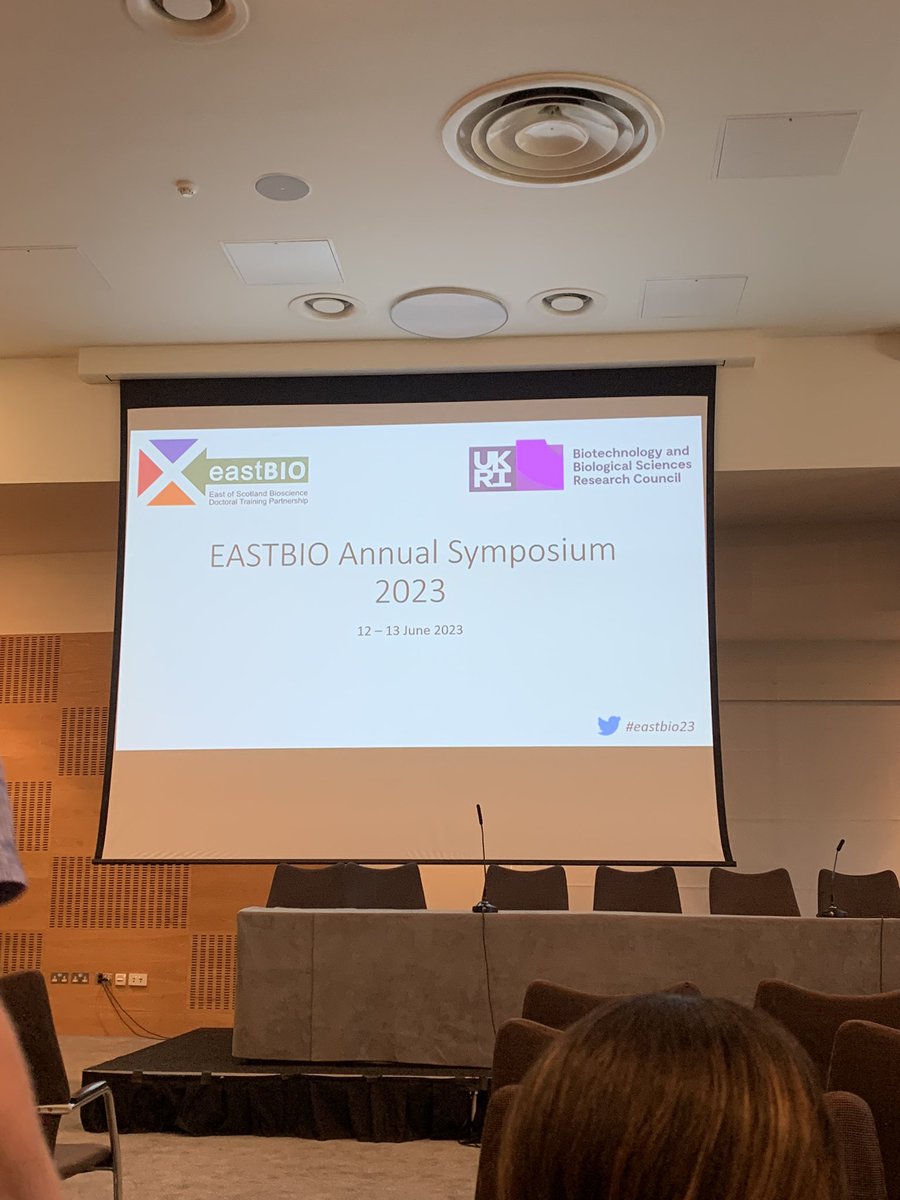 Thanks to the EASTBIO student reps for a wonderful symposium #eastbio23 a great opportunity for networking and thinking about future careers…