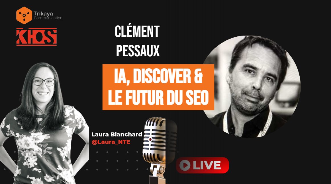 🔴#trikayaLive -->⏱️ RDV Mardi 20/06 à 15H!!! <--
📽️ On prédit l'avenir des #SEO avec <a href="/labisse/">Clément Pessaux | Labisse</a> ! 

💥IA, Discover, SGE, ChatGPT... Le monde ne sera plus jamais comme avant, mais à quoi s'attendre ?🎥

twitch.tv/doeurf
trikaya.fr/yt
📢 RT / Partagez !