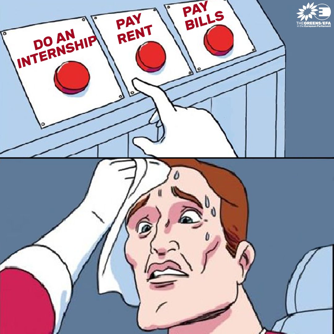 Greens/EFA in the EU Parliament 🌍 (@greensefa) on Twitter photo 💥If💥you💥work,💥you💥get💥paid.💥
Tomorrow the <a href="/Europarl_EN/">European Parliament</a> will vote to #BanUnpaidInternships. Some MEPs want to water down this proposal.
Join us and say it loud the era of "working for experience" is over!
🔗Sign our petition: greens.eu/3sFg5P3 💥If💥you💥work,💥you💥get💥paid.💥
Tomorrow the <a href="/Europarl_EN/">European Parliament</a> will vote to #BanUnpaidInternships. Some MEPs want to water down this proposal.
Join us and say it loud the era of "working for experience" is over!
🔗Sign our petition: greens.eu/3sFg5P3