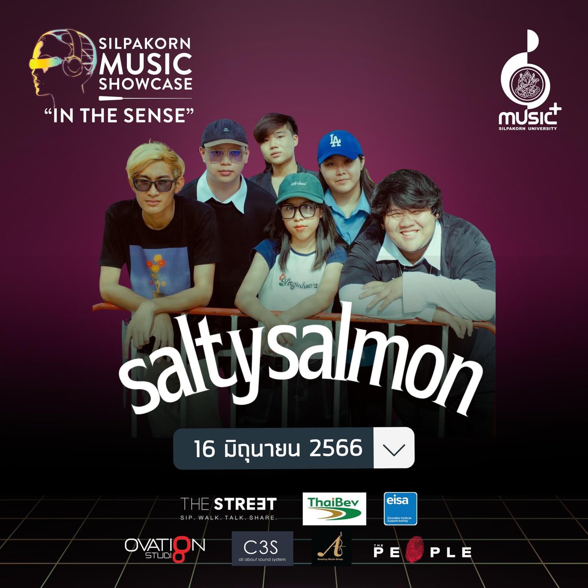 Saflute's tweet photo. มาแล้วว ~~ Line Up ศิลปินเวทีใหญ่ ในงาน Silpakorn Music Showcase 2023
#newery #saltysalmon #theyers #TOFU
.
📣 ก็บอกแล้วว่ามันดี มาเจอกัน วันที่ 16-17 มิถุนายน 2566 👇
📍 ชั้น 5 ศูนย์การค้า เดอะ สตรีท รัชดา
#sufmshowcase2023 #inthesense #คณะดุริยางคศาสตร์ศิลปากร #silpakornmusic https://t.co/sx1KhT28NM