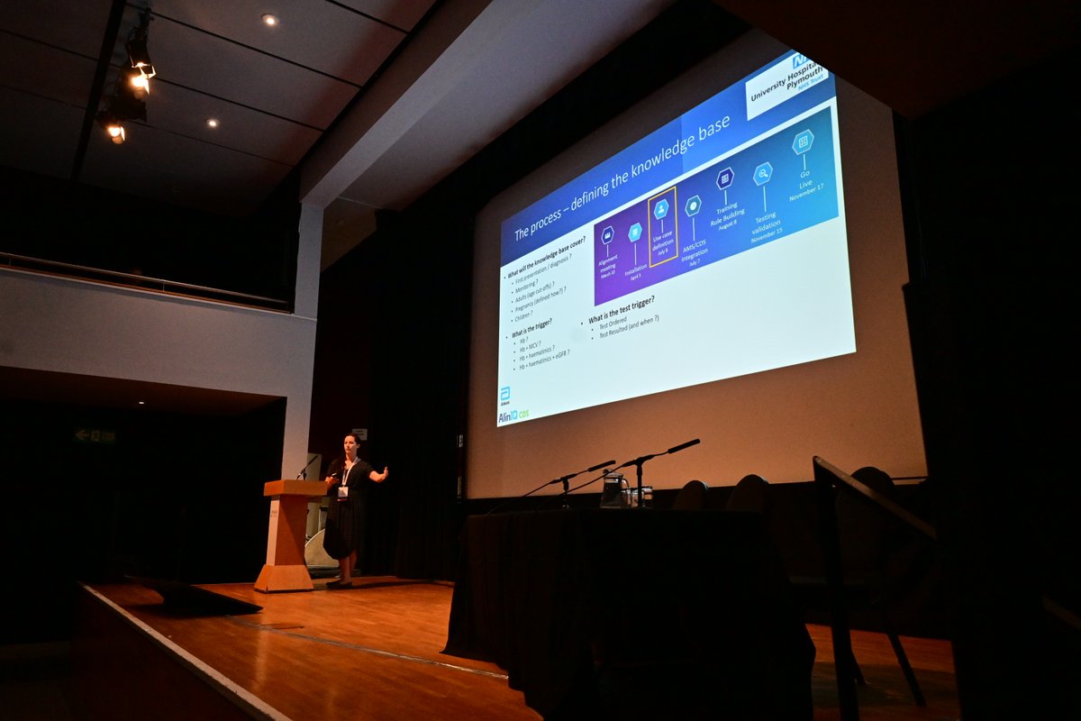 Another interesting topic in Pre- and post-analytical phases #UKMedLab23

🗣️Kat Mordue - Use of clinical decision support in patient test pathways

📸@fyfephoto

#conference #events #medicine #healthcare #science