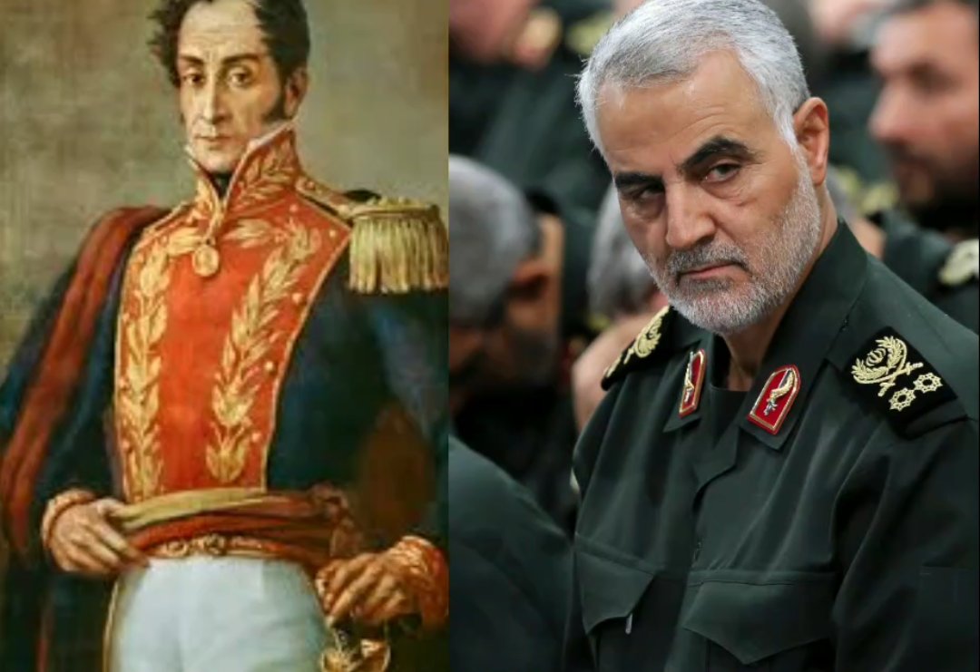 🇮🇷🇻🇪🗿 |Gen.Soleimani’s statue to be erected at Simon Bolivar's  mausoleum in Caracas
- President Maduro 

Maduro added: “I have great respect for Martyred Gen.Soleimani, He was a great man and many are not aware of his contributions,”

#VivaResistencia #Hero