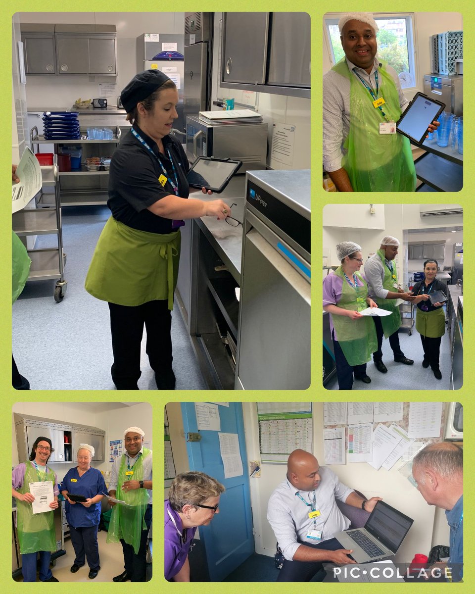 Great seeing the teams in Stroud getting to grips with our new digital catering system. 
Phase 1 is Bedside ordering.
Well done Team Stroud 👏