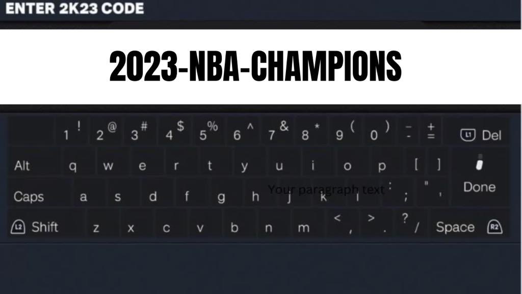 #LockerCode 

2023-NBA-CHAMPIONS 

Use This Code for Playoffs Denver #Nuggets Option Pack code. Available for one week❗️

#NBA #NBAFinals #DenverNuggets #NBA2K23 #LockerCodes
