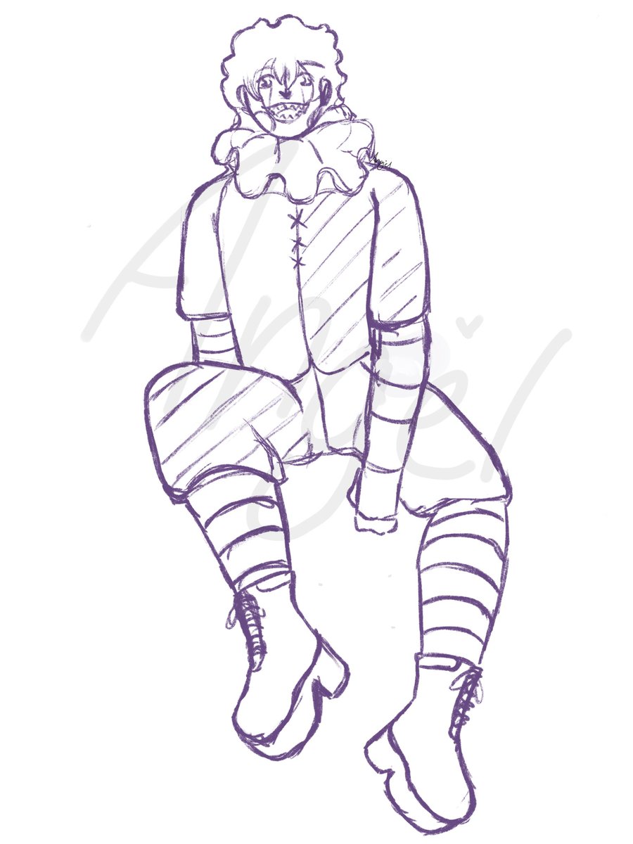 Autumns_Moon_'s tweet photo. it’s not fully done, but ima say it is 
happy pride month :] 
—————————————————
#art #procreate #procreateart #oc #orignalcharactet #clown #clownoc #ace #pridemonth #PrideMonth2023 https://t.co/PHJanGp4Md