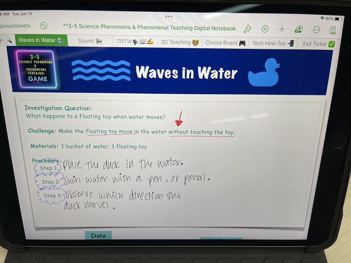MsHite_STARS's tweet photo. Waves 🌊 in Water #sciencetraining @LISDScience https://t.co/K7VGyatJwj