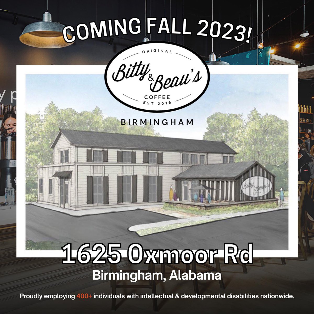 UPDATE: our Birmingham location in under construction!🚧 Grand Opening targeted for Fall 2023 - we are SO excited!!!