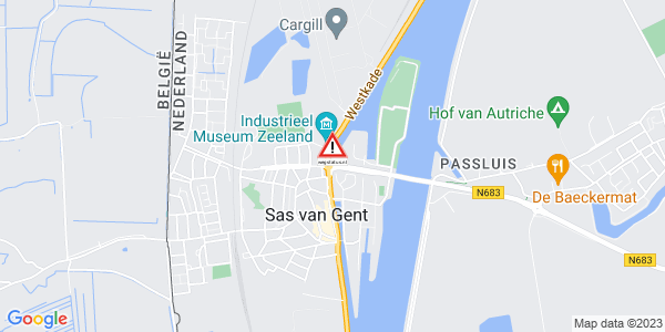 wegstatus's tweet photo. Rijbaanafsluiting: N683 kruising Sas van Gent / N252. Technische storing. https://t.co/jNr2get0J0 https://t.co/HjGCC4o2aI