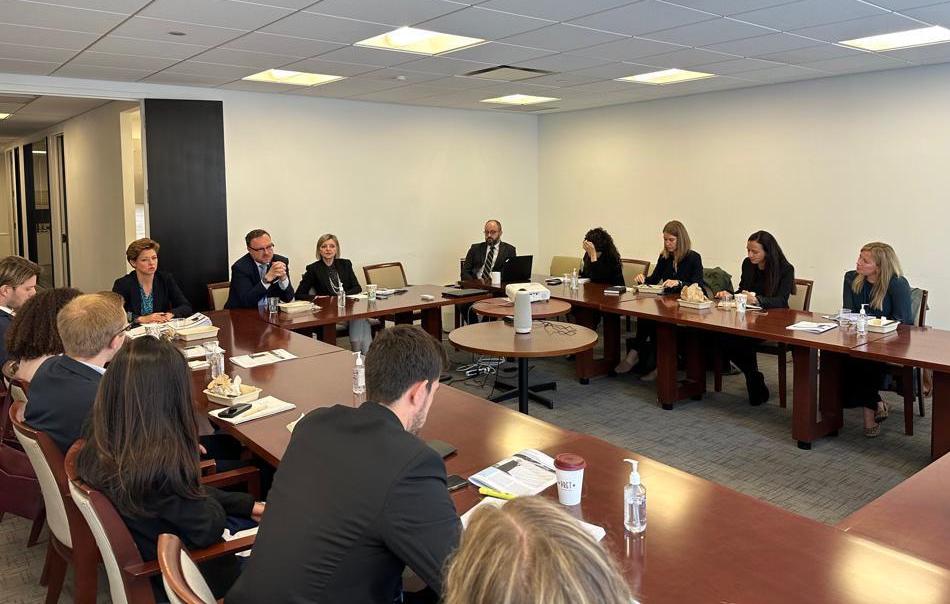 SCRtweets's tweet photo. 💡 On 9 June, @SCRTweets held an informal discussion, moderated by @LandgrenKarin, with Special Adviser and Head of @UNITAD_Iraq Christian Ritscher, @UN member states, and members of civil society. 
📕 SCR on #Iraq: https://t.co/mNLY9VIkJQ https://t.co/KKMicSOnEt