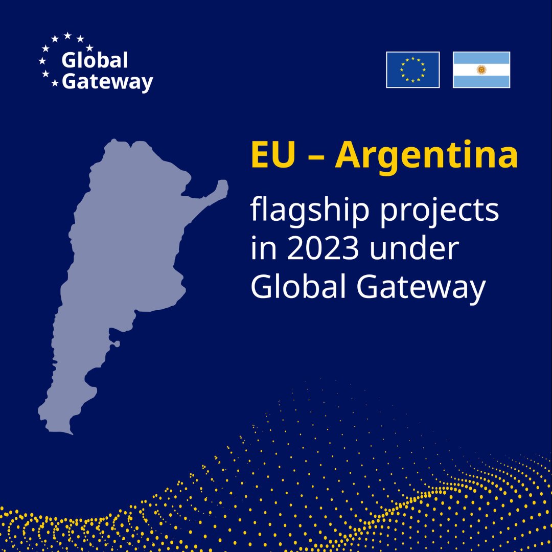 EU_Partnerships's tweet photo. The #GlobalGateway strategy is a template for how Europe can build more resilient connections with the world. 

#TeamEurope will mobilise up to €300 billion for sustainable and high-quality projects, taking into account the needs of partners like Argentina.

Discover more ↓
