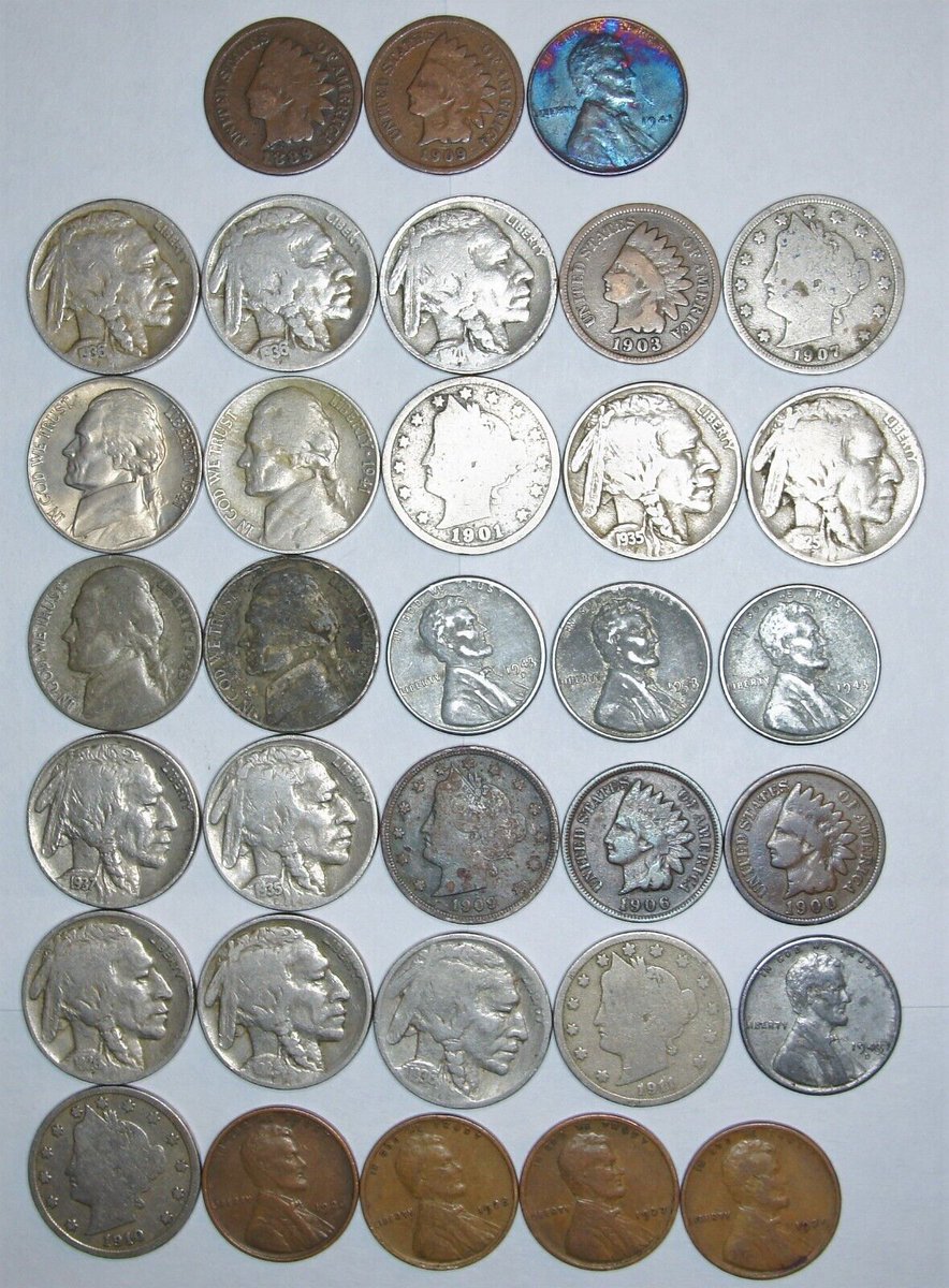 Nice little 33 coin mixed set for auction!
ebay.com/itm/4043307656…

#coins #coinauction #auction #numismatics #rarecoins