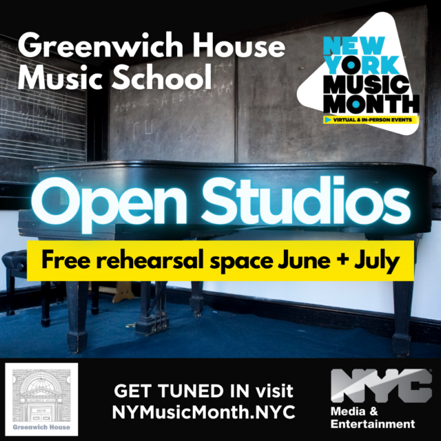 Greenwich_House's tweet photo. Calling all musicians in NYC! 🎶 Enjoy FREE studio rentals at @ghmusicschool during New York Music Month! 🎵 Limited availability, so reserve your spot today! 📲 #NYMM #GreenwichHouse 

More info: https://t.co/Td1o8n9mk2 https://t.co/sV8WDdyi1c