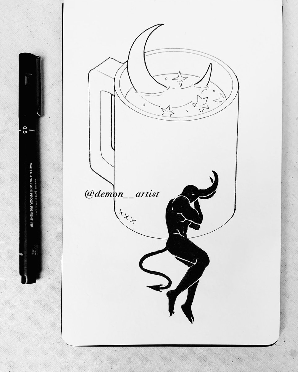 [Demon]
·
Give me a cup of moonlight so I’m loved in my dream. -Demon
·
·
#demonandthemoon #loveillustration #blackandwhiteart #blackandwhiteartwork #blackandwhiteillustration #handdrawings #handdrawingart #sketchbookart #sketchbookdrawing #loveart #moon #moonart