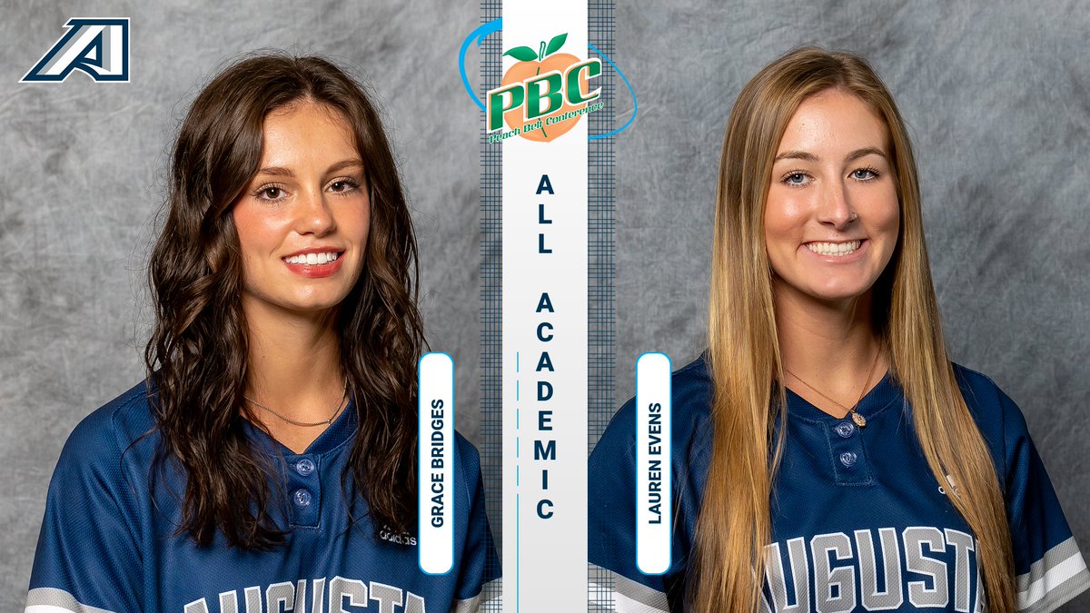 Augusta Softball Has Two Named to PBC Team of Academic Distinction augustajags.com/news/2023/6/13…