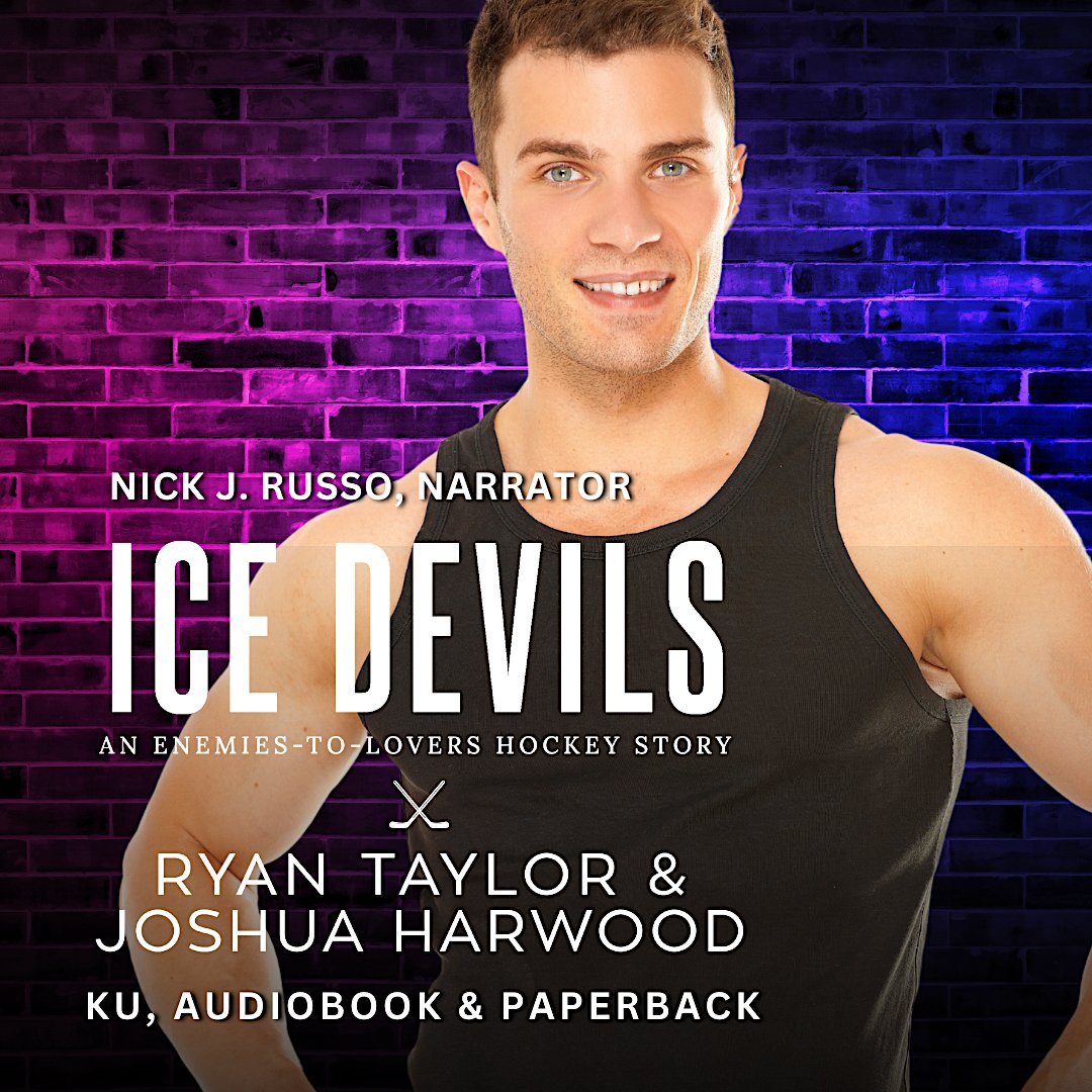 🏳️‍🌈The PERFECT gay romance for your #Pride2023 TBR🏒ICE DEVILS: High on heat, humor & hockey but low on angst and no third-act breakup. Complete w/HEA! linktr.ee/ryan.josh

#PrideMonth2023 #promoLGBTQ #GayRomance #mmhockeyromance #mmbooks #lgbtbook #enemiestolovers #comingout