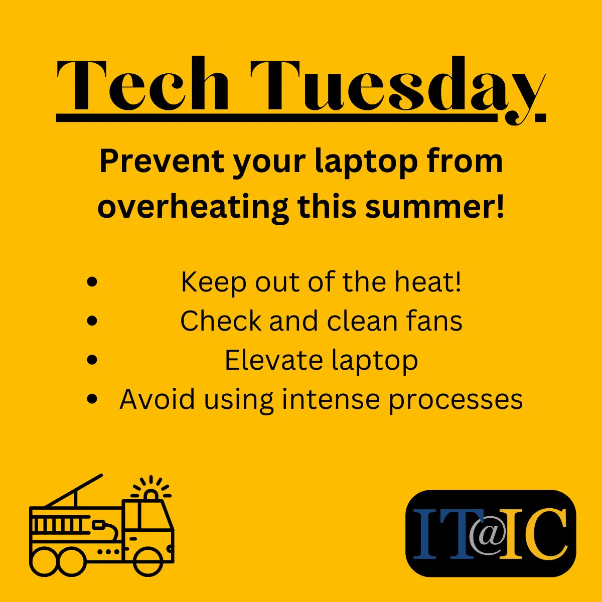 IthacaIT's tweet image. Protect your tech this summer with these handy tips!