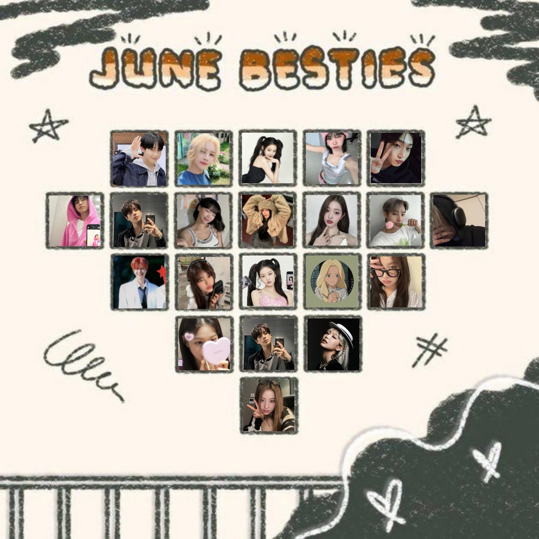 aizzspace's tweet photo. I FORGOT TO POST THIS, MY JUNE BESTIES (ෆ˙ᵕ˙ෆ) https://t.co/Wbnz4vjZRO