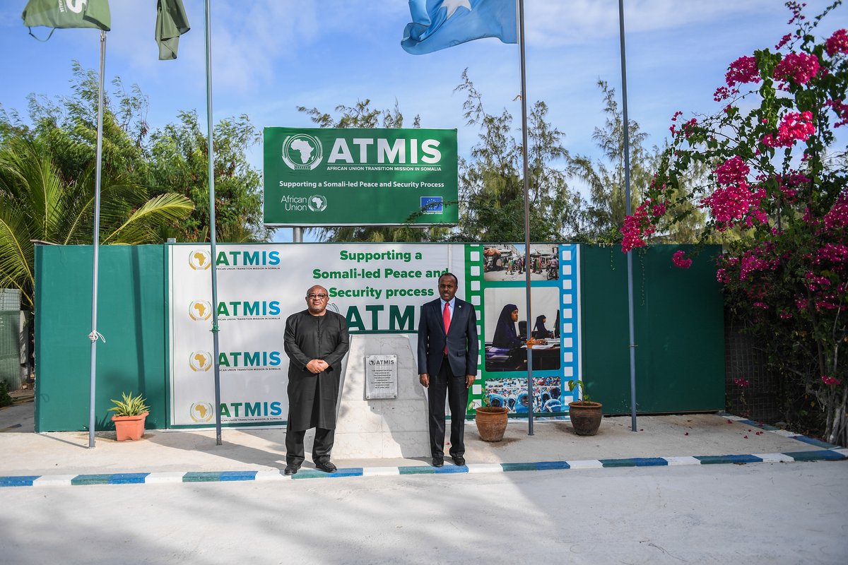 ATMIS (@atmis_somalia) on Twitter photo The SRCC and Head of ATMIS <a href="/souefmo_elamine/">Souef Mohamed El-Amine</a> today met with the #Somalia State Minister for Foreign Affairs and International Cooperation, H.E Ali Mohamed Omar, <a href="/SMMOFA/">Office of the State Minister for Foreign Affairs</a>, at the Mission HQs in #Mogadishu. Discussions focused on security, the #ATMIS mandate, ATMIS troop drawdown and The SRCC and Head of ATMIS <a href="/souefmo_elamine/">Souef Mohamed El-Amine</a> today met with the #Somalia State Minister for Foreign Affairs and International Cooperation, H.E Ali Mohamed Omar, <a href="/SMMOFA/">Office of the State Minister for Foreign Affairs</a>, at the Mission HQs in #Mogadishu. Discussions focused on security, the #ATMIS mandate, ATMIS troop drawdown and