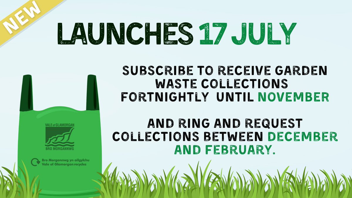 VOGCouncil's tweet photo. This July, our new paid-for garden waste collection subscription service will launch 🚛

Choose from 2 subscriptions:

🌱 Up to 8 bags /fortnight 👉 £20

🌱 More than 8 bags /fortnight 👉 £30

Households can now make payment before the service launches 📅

https://t.co/8PHPkybTiT https://t.co/hdVZN649B9