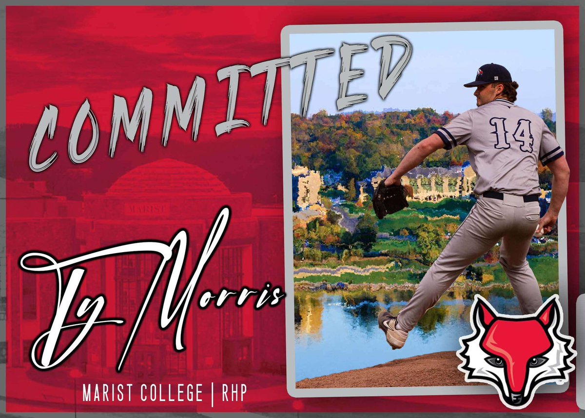 Blessed to announce that I will be furthering my academic and athletic career at Marist University. 🦊 ❤️ 
<a href="/CoachMcCarry/">Michael McCarry</a> <a href="/PitchMechanics/">Pitch Mechanics 101</a> <a href="/lratchford3/">Lance Ratchford</a> <a href="/Coach_MikeCoss/">Mike Coss</a>