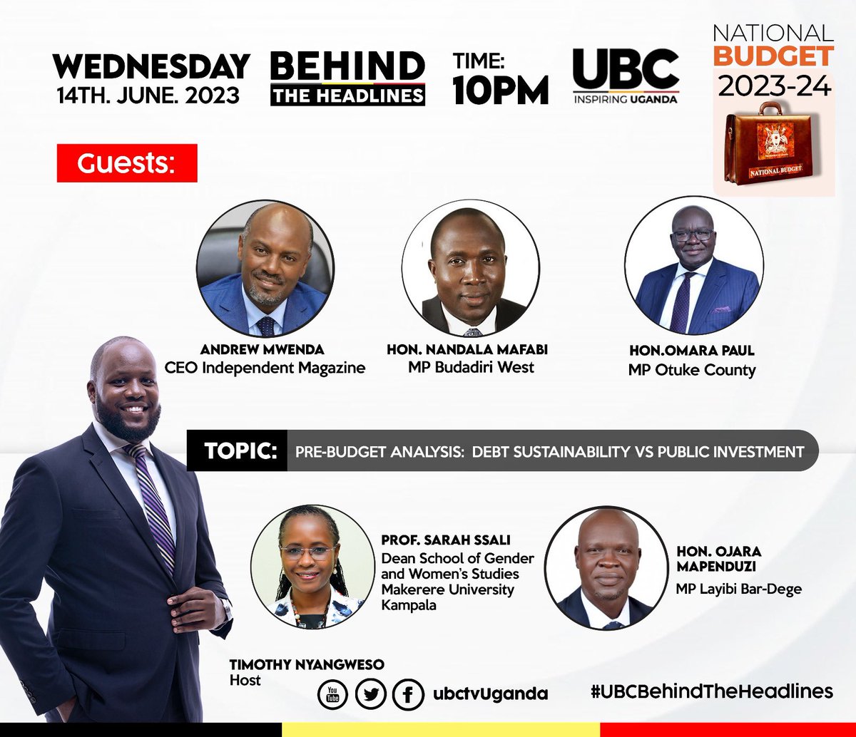 This Wednesday on @ubctvuganda at 10pm #BehindtheHeadlines