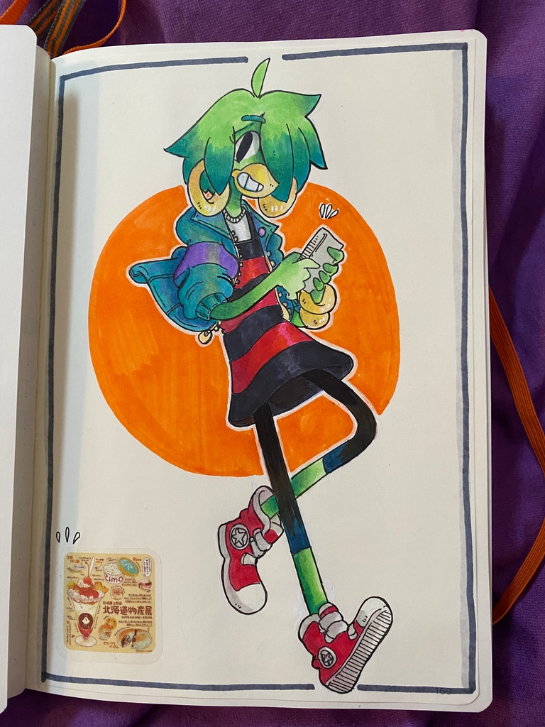 I drew this a while ago, but it stuff that I am still pretty happy with. Techno was always on of my faves of STC and I wanted to give her a little jacket.

#stc #sonicthehedgehog #sonicthecomic #Techno #tecno 
#artists #artoftheday #artwork #art #illustrations #copicmarkers bujo