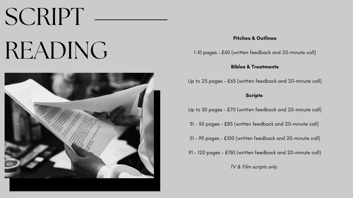 Mariameera01's tweet image. Calling all writers... if you need a script editor/consultant check out my deck and drop me a message for reading, mentoring &amp;amp; development :) x