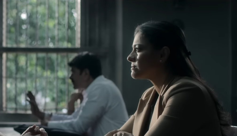 this shot of Kajol in the trailer #thetrial