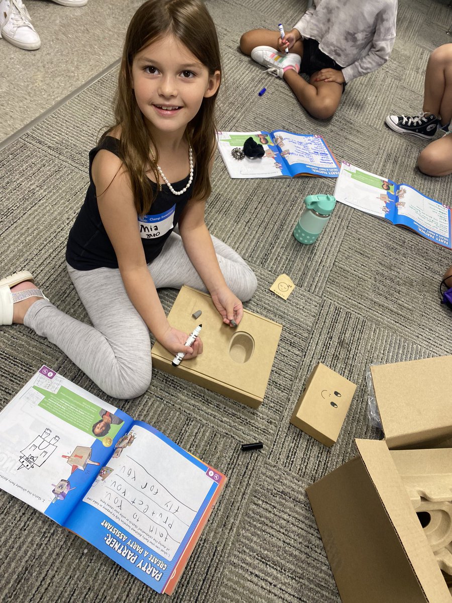 PtoFarms's tweet photo. Having all the fun this morning!  @CampInvention https://t.co/fffGZFlENo