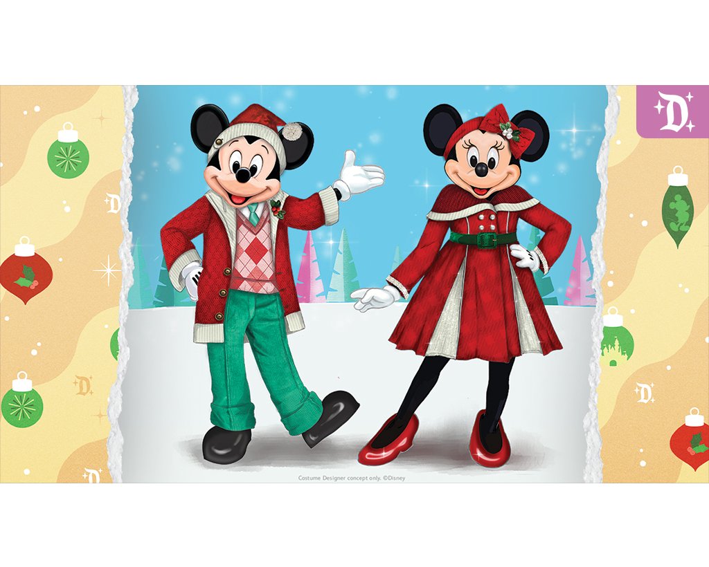 Celebrate #HalfwayToTheHolidays at #DisneylandResort through 6/15.  As part of the festivities, the new holiday outfits for #MickeyMouse and #MinnieMouse were revealed.  #ItsASmallWorld Holiday will also return to #Disneyland Park this #HolidaySeason.

📷Disney Destinations