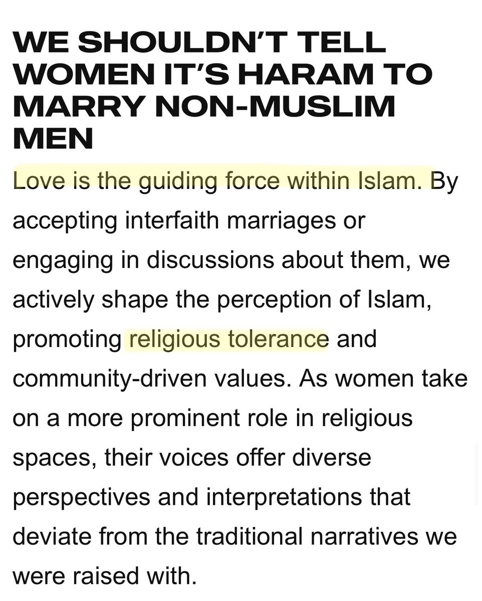 A quick read through the article and you'll notice that every argument used to make it appear halāl are rooted in modernist values: individualism, feminism and limitless tolerance, as well as a completely false interpretation of islamic texts based on nothing but presentism 👍🏼