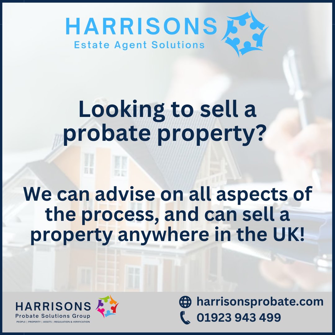 HRProbate's tweet photo. Looking to sell a probate property? Our team will work closely with you to offer the best advice when producing a Sales Route to ensure we achieve the desired outcome.

https://t.co/knZ4EhaFPd

#probate #probateresearch #probatecase #probatelaw #property #propertysale https://t.co/615xGQMIg6