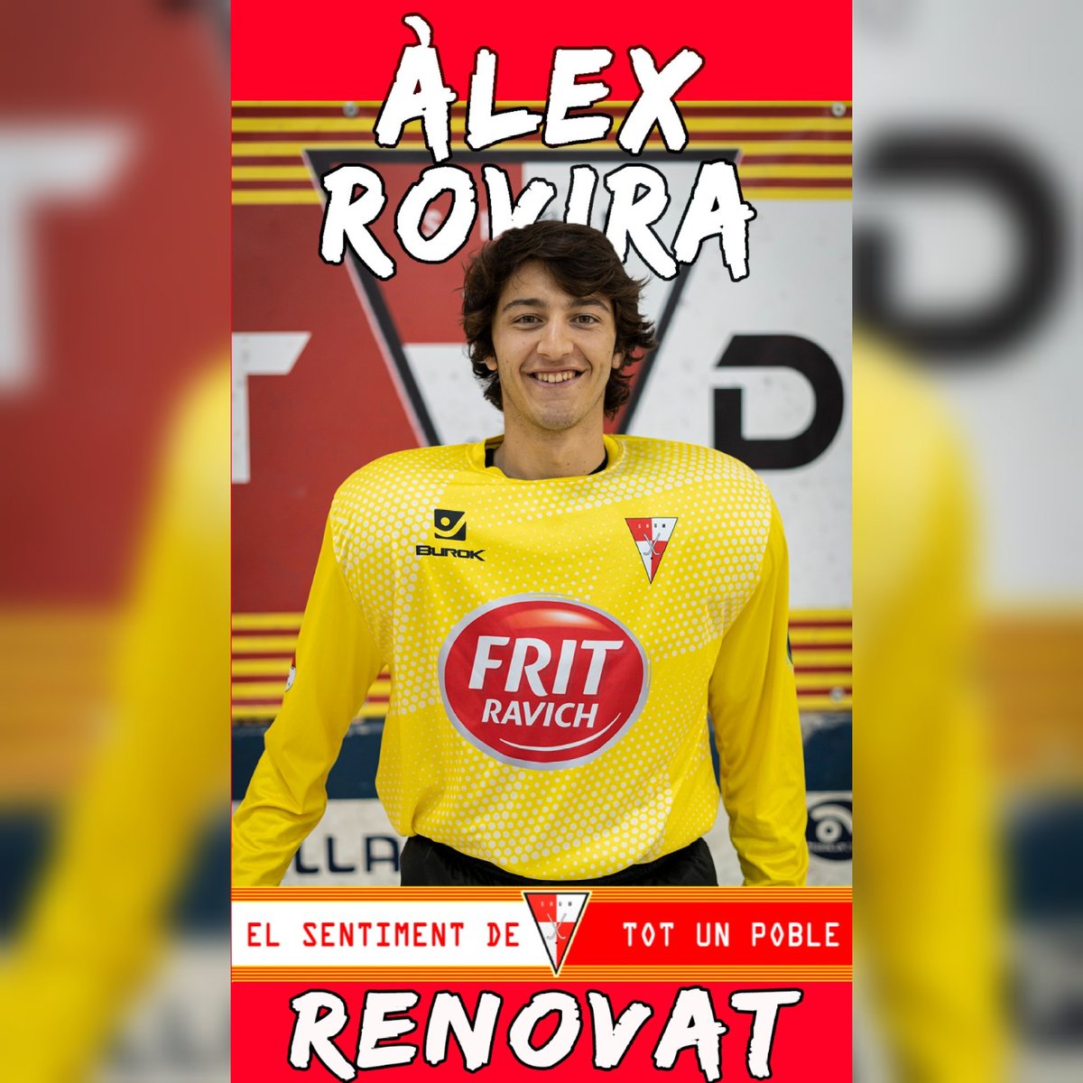 🚨📣 Àlex Rovira és la segona renovació de cares a la temporada 23/24! Així doncs la dupla de porters formats a la base continuarà protegint els pals maçanatencs!