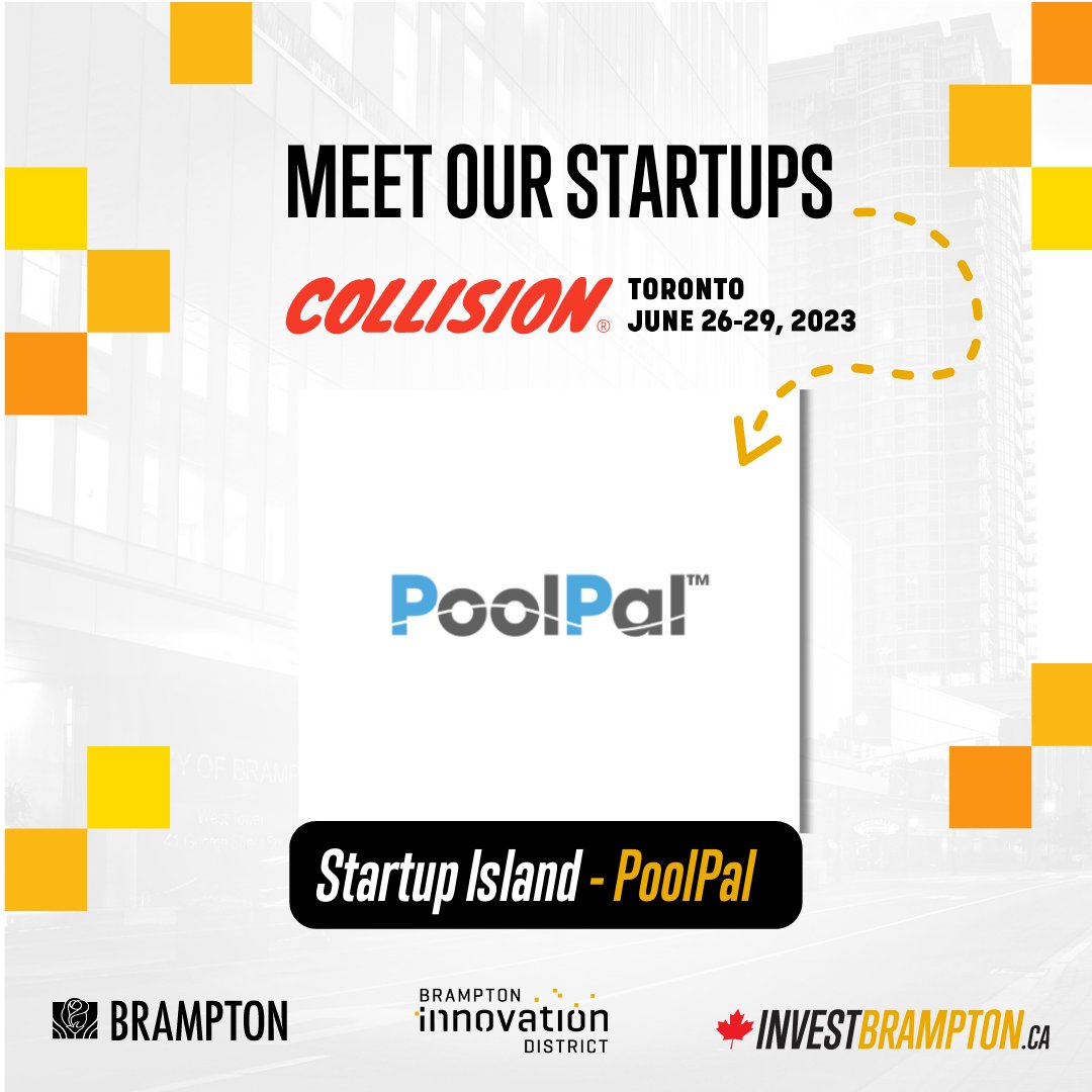 invest_brampton's tweet photo. We're thrilled to announce that three of our @AltitudeAccel startups, @investipal, GridS2, @PoolPalCorp and Anchorsbook will be participating at Startup Island during @CollisionHQ 2023! 🎉 > https://t.co/MwD9fqYDpd #CollisionConF #InvestBrampton #BramptonInnovationDistrict https://t.co/ISiqYHYcBI