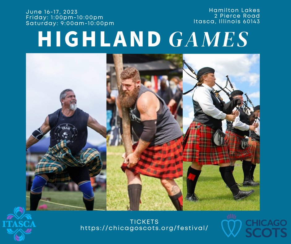 The Highland Games are taking place this weekend!!Get ready for a thrilling display of traditional Scottish sports, music, dance, and camaraderie. The #HighlandGames is an event not to be missed.For more information please visit <a href="/theChicagoScots/">CHICAGO SCOTS</a> or chicagoscots.org
