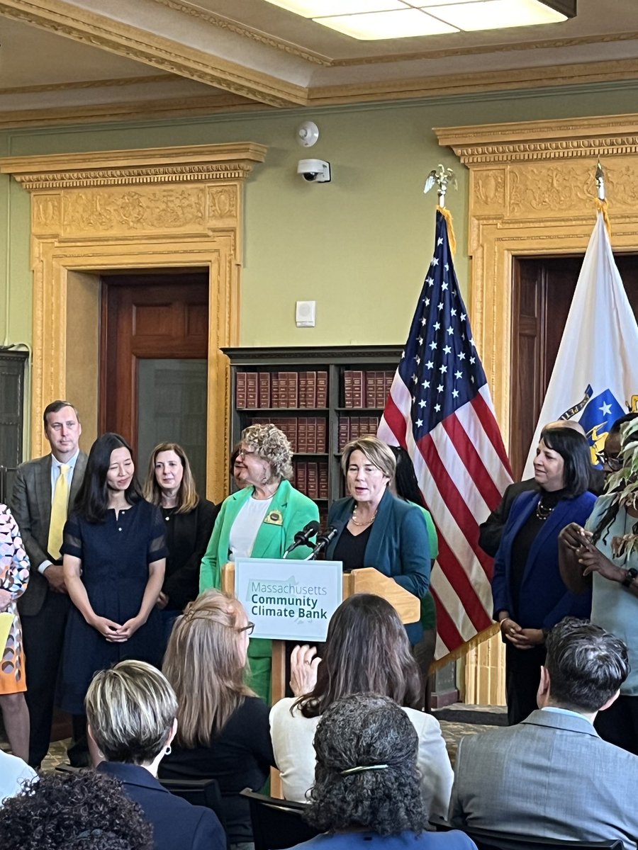 Tamara Small (@tamaracsmall) on Twitter photo Thrilled to join <a href="/MassGovernor/">Governor Maura Healey</a> <a href="/KimDriscollMA/">Kim Driscoll</a> <a href="/MayorWu/">Mayor Michelle Wu 吳弭</a> <a href="/MassDev/">MassDevelopment</a> at the launch of the MA Community Green Bank. $50million focused on making affordable housing green. Proud to see #cleanheat recs implemented. Thrilled to join <a href="/MassGovernor/">Governor Maura Healey</a> <a href="/KimDriscollMA/">Kim Driscoll</a> <a href="/MayorWu/">Mayor Michelle Wu 吳弭</a> <a href="/MassDev/">MassDevelopment</a> at the launch of the MA Community Green Bank. $50million focused on making affordable housing green. Proud to see #cleanheat recs implemented.