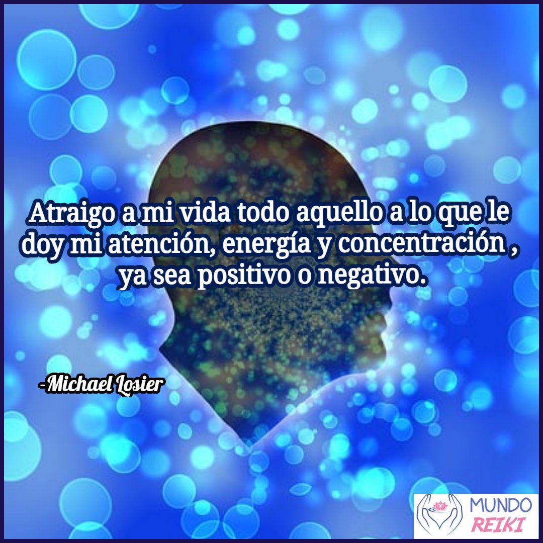 Atraigo a mi vida todo aquello a lo que le doy atención... #FelizMartesATodos