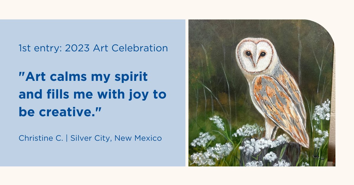 This painting from Christine C. in New Mexico was the first entry to Genoa’s 2023 Art Celebration – an annual program that celebrates the talent in our communities. There’s still time to submit your original piece! Entries are open until July 31. hubs.ly/Q01Tj0RF0