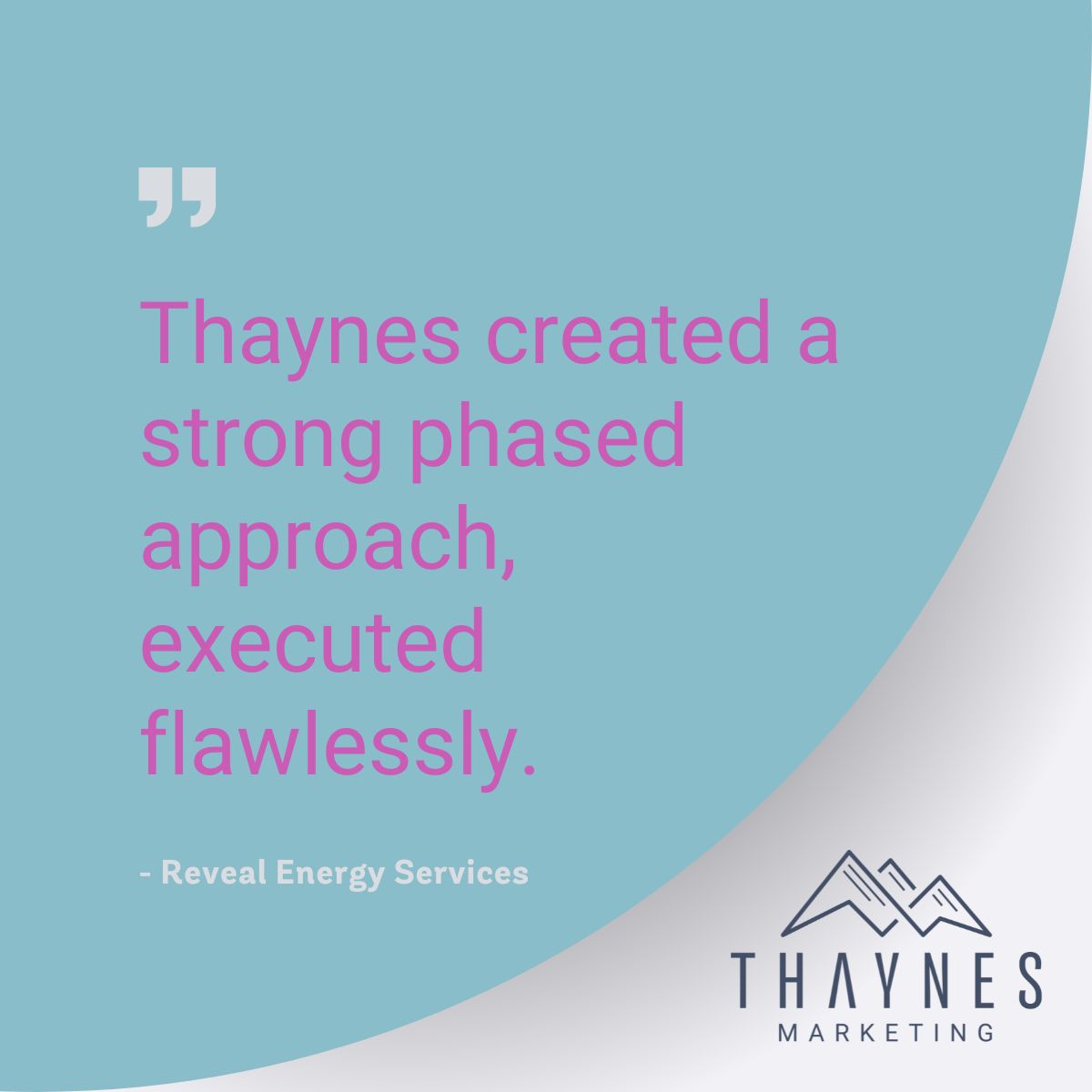 Reveal Energy Services gained $2 million in new pipeline and saw a campaign ROI of 875% in just less than 120 days thanks to Thaynes. Learn more the road to success here: hubs.ly/Q01TjZwl0 

#energytech #b2b