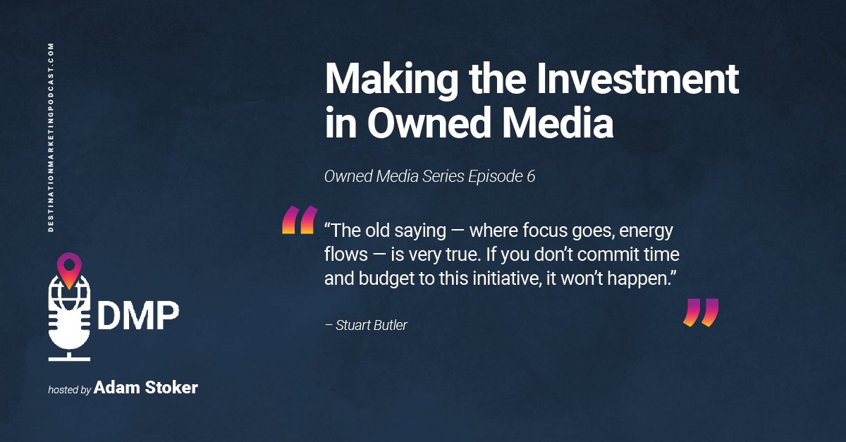 This is the final episode of the DMP's series on owned media! In this episode, Adam and Stuart discuss how destinations can take what they’ve learned and apply it to their marketing strategy

Listen to the whole episode now: bit.ly/3X1f3vq

#destinations #travel #DMO