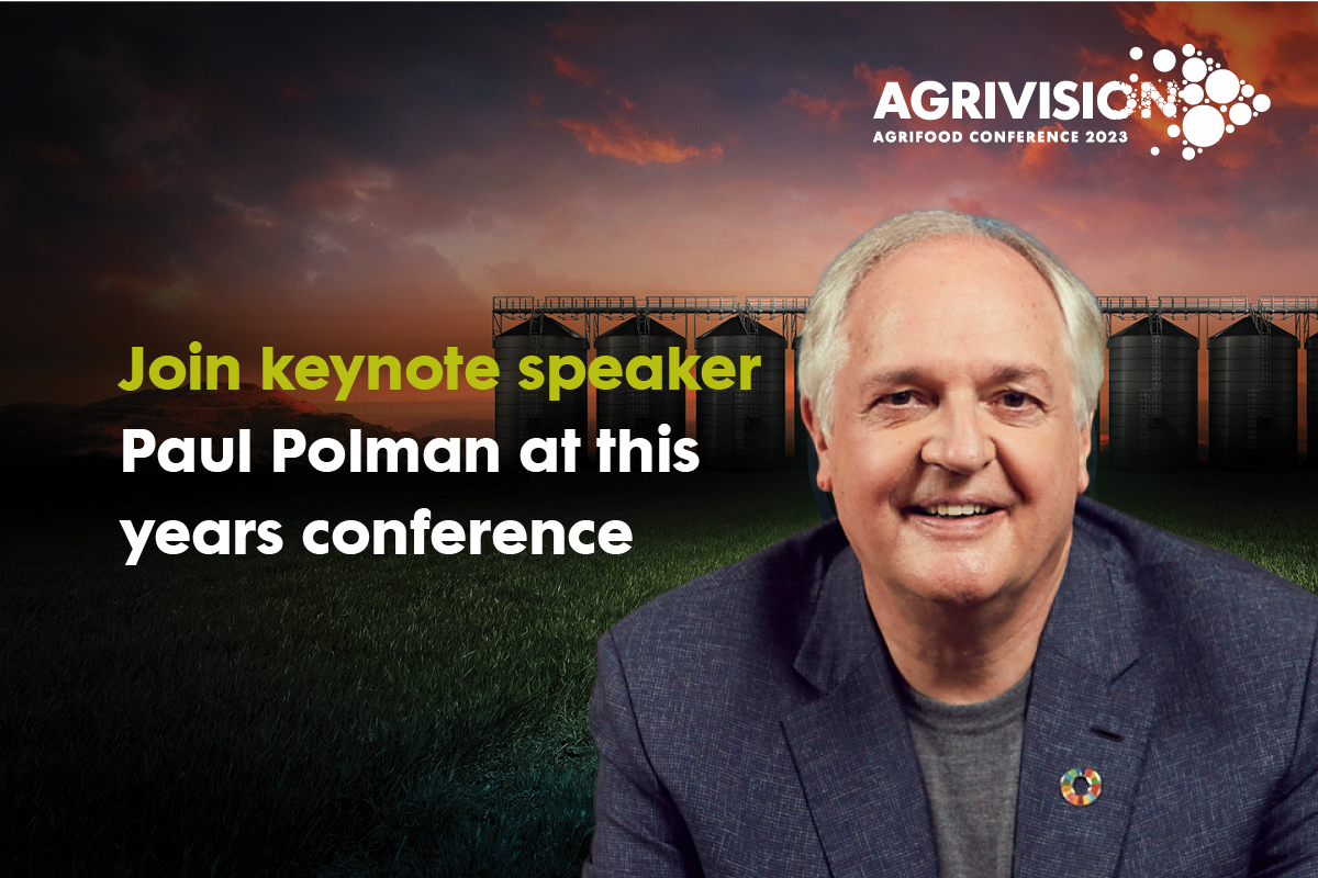 At #AgriVision2023 ormer Unilever CEO, @PaulPolman, will share his net-positive perspective and challenge stakeholders to reimagine the future of protein. 🌱🌍 #Sustainability #ClimateAction #FoodChainRevolution