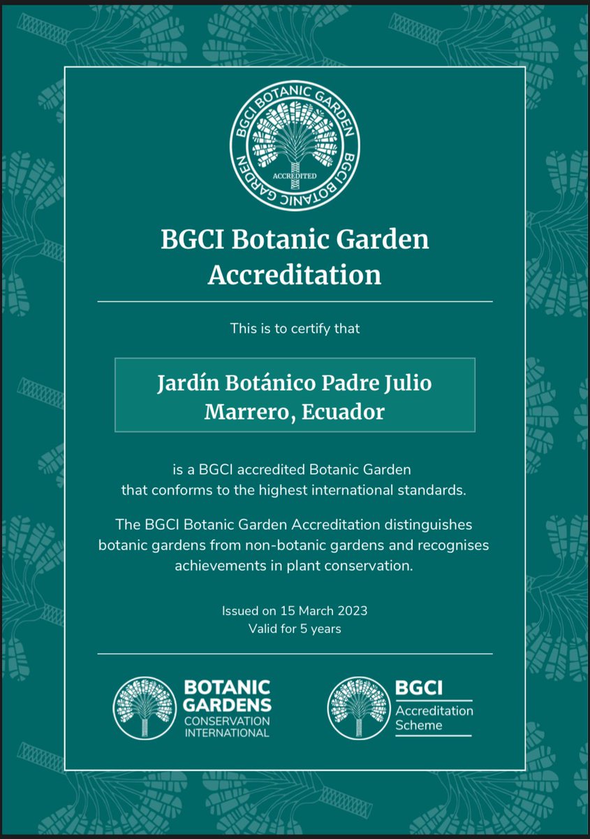 JB_PJM's tweet photo. El #JardínBotánicoPadreJulioMarrero | @PUCE_StoDgo cuenta con acreditación de @bgci siendo así reconocida internacionalmente nuestra labor por la conservación de la biodiversidad.
🪻
🎋
#PUCESD #Ecuador #NoTeDetengas #JardínesBotánicosPorLaConservación #BGCI https://t.co/KB6ip1bOCM