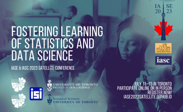 CANSSI Ontario (@canssiontario) on Twitter photo Embrace the opportunity to share expertise & experiences in statistical education with delegates worldwide at the 13th IASE Satellite Conference (Jul 11-13, 2023). It's hybrid - join in-person or online: iase2023satellite.github.io
Co-sponsors: <a href="/CANSSIINCASS/">CANSSI - INCASS</a> <a href="/CANSSIOntario/">CANSSI Ontario</a> & others Embrace the opportunity to share expertise & experiences in statistical education with delegates worldwide at the 13th IASE Satellite Conference (Jul 11-13, 2023). It's hybrid - join in-person or online: iase2023satellite.github.io
Co-sponsors: <a href="/CANSSIINCASS/">CANSSI - INCASS</a> <a href="/CANSSIOntario/">CANSSI Ontario</a> & others