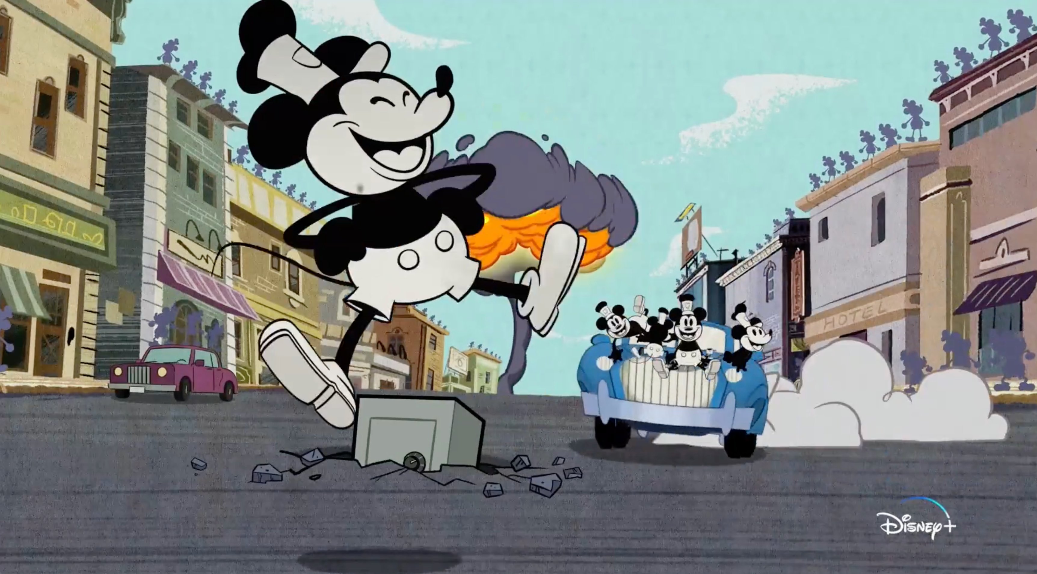 Mickey & Willie Team for Cartoon Chaos in Final 'The Wonderful World of Mickey  Mouse' Short (Exclusive Clip)