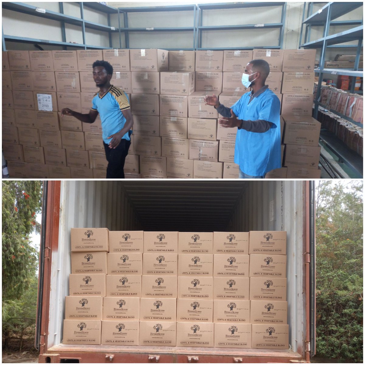 Ayder Hospital has received food aid.
We express our deepest gratitude to our donors and contributors 
1 - Rev. Paul S. Moore, President and CEO, and His Team in CitiHope Relief &amp; Development for organizing the donation and the overall process of shipment.( 1/3)