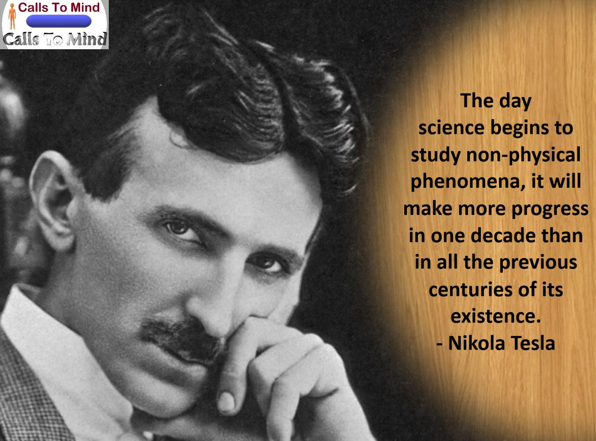 The day science begins to study non-physical phenomena, it will make more progress in one decade than in all the previous centuries of its existence.
- Nikola Tesla

#NikolaTesla #Tesla #UFOs #UFOdisclosureNOW #ETs