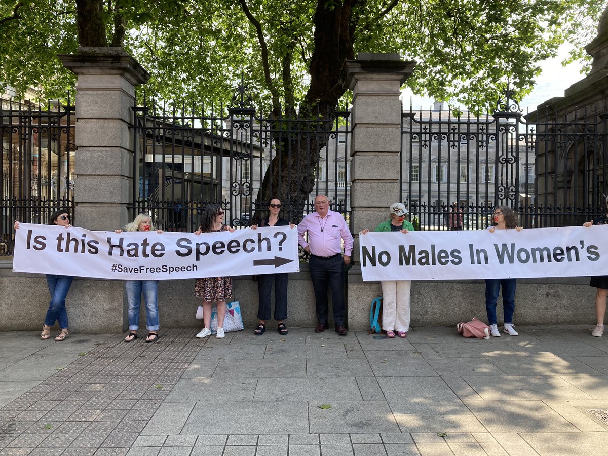 ProtestSilenced's tweet image. Thank you Senator Gerard Craughwell for your support today. #NoHateSpeechLaws #SaveFreeSpeech #KillTheBill @GCraughwell
