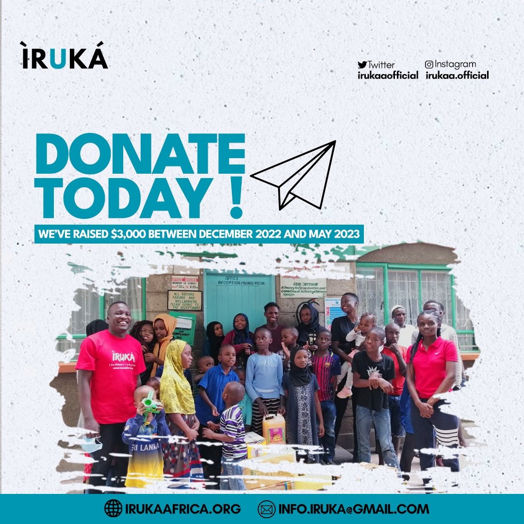 Making an impact in Africa is a goal that should be in the heart of every African.
IRUKA is committed to building a sustainable Africa.

We are receiving donations, partnerships and pledges now.
Kindly reach out to us today.

#donation
#iruka 
#sdgs 
#charity