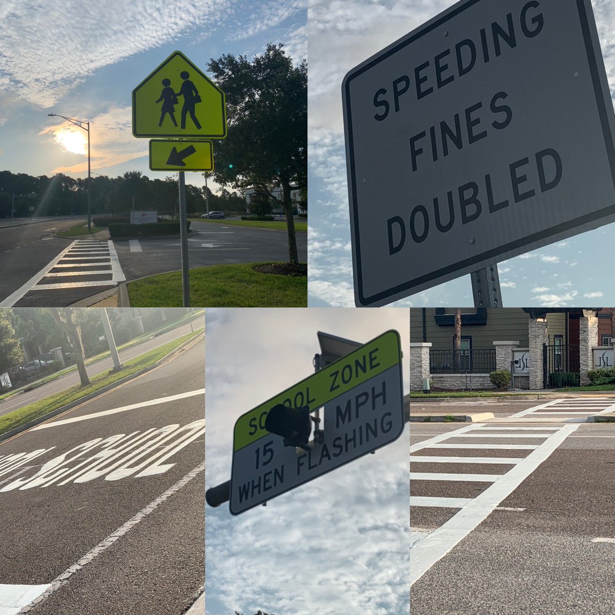 Safety! Our new school speed zone, flashing lights, safer crosswalks &signage have been installed Thank you to our #CSUSAproud team @EddieRuiz531 & PTC for being relentless in ensuring this happens. Thank you @CityofJax for partnering w/us! #schoolsafety #jacksonville