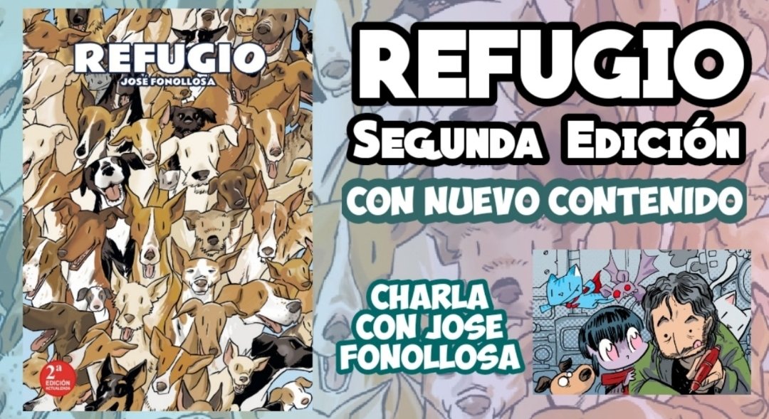 DiariodeKovacs's tweet photo. Éste miércoles 14 a las 22.00 charlaremos por fin con José Fonollosa y otros Superinvitados sobre la nueva edición de Refugio, éste maravilloso cómic que a muchos nos deslumbró....Os esperamos!!!😜😜👍👍
https://t.co/PMNen8PZef https://t.co/Hb5adF8nBb